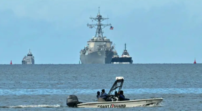 Buque de guerra de EEUU deja Trinidad y Tobago tras cuatro días frente a costas venezolanas