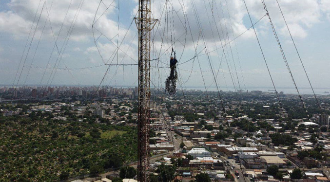 Inician trabajos de mantenimiento del Ángel de Amparo