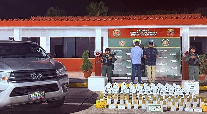 Incautan vacunas veterinarias y productos agrícolas contrabandeados desde Colombia