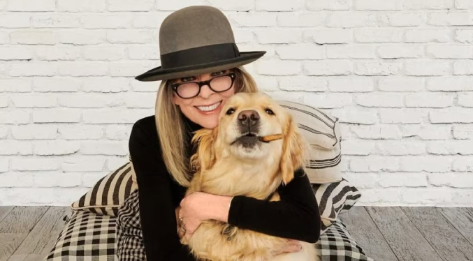 Diane Keaton lega parte de su fortuna a su perro Reggie