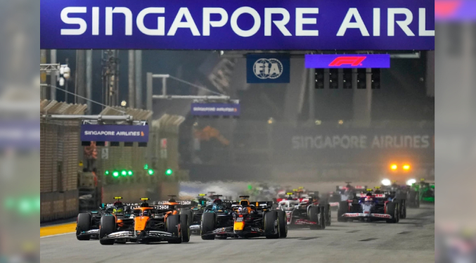“Riesgo por calor” en el GP de Singapur obliga a pilotos de F1 a llevar equipos de refrigeración