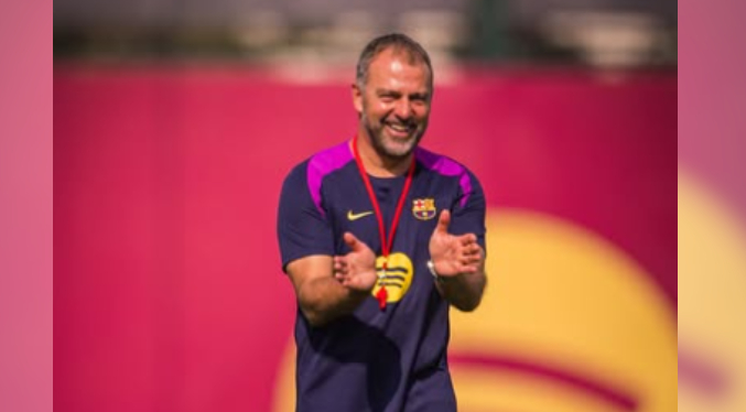 Barcelona: Flick dice que él y sus jugadores ‘no están contentos’ con partido en Miami