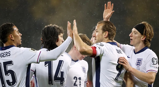 Inglaterra vence a Letonia y sella su billete al Mundial de 2026