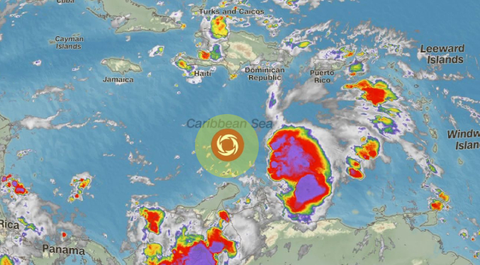 Melissa se podría convertir en huracán el jueves en su ruta hacia Haití y Jamaica