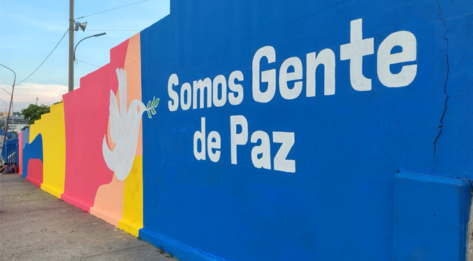 Alcaldía de Maracaibo promueve la paz con murales en toda la ciudad