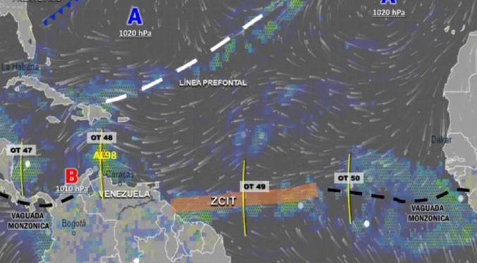 Onda tropical N°13 llegará al país en las próximas horas