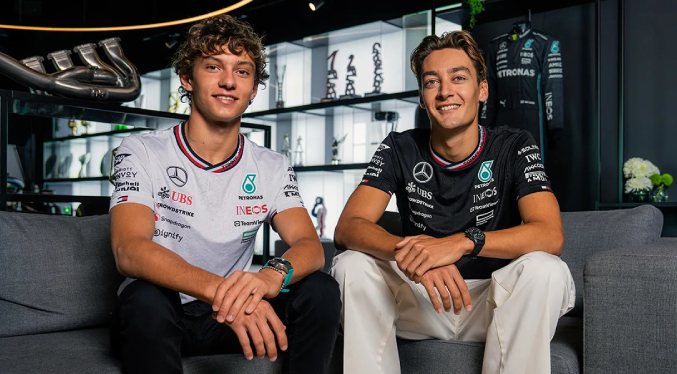 George Russell y Kimi Antonelli seguirán con Mercedes en 2026