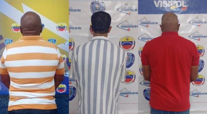 CPEZ captura a tres solicitados en los municipios Maracaibo y Colón