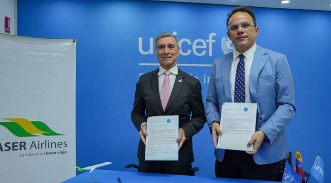 UNICEF y FUNDALASER establecen alianza a favor de la niñez venezolana
