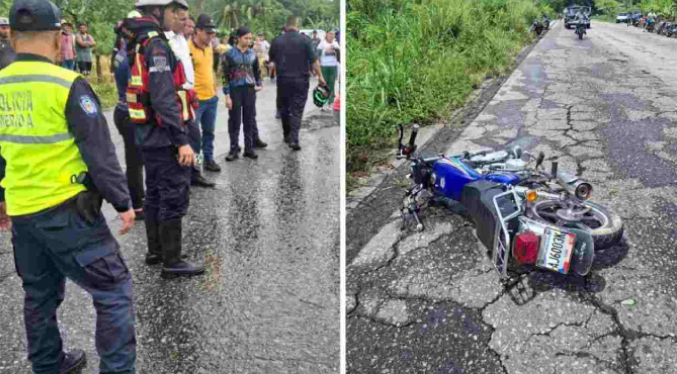 Dos fallecidos deja arrollamiento en la vía Panamericana de El Vigía