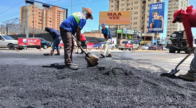 Más de 3 mil toneladas de asfalto se aplican en sentido norte-sur de la avenida Delicias