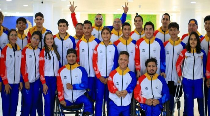 Delegación venezolana llega a Chile para los Parapanamericanos Juveniles
