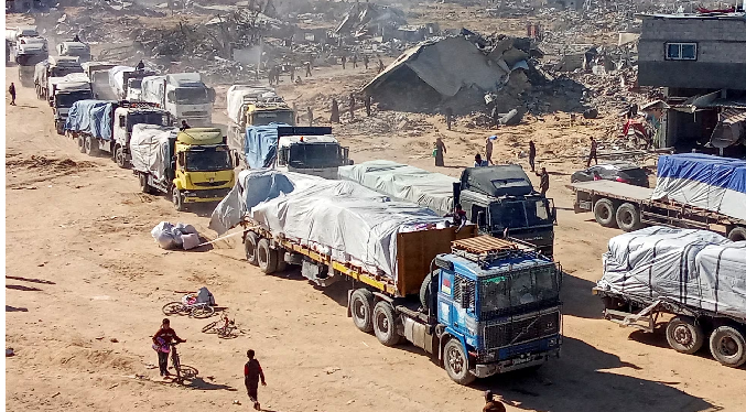 ONU dice que ingreso de ayuda humanitaria a Gaza aumentó desde alto el fuego