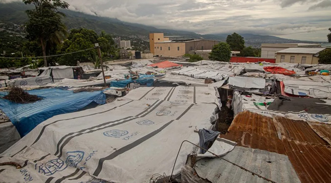 Aumenta la preocupación en los campamentos de desplazados en Haití por el huracán Melissa
