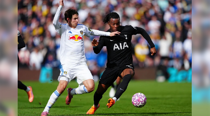 Kudus anota su primer gol con el Tottenham en victoria 2-1 sobre Leeds