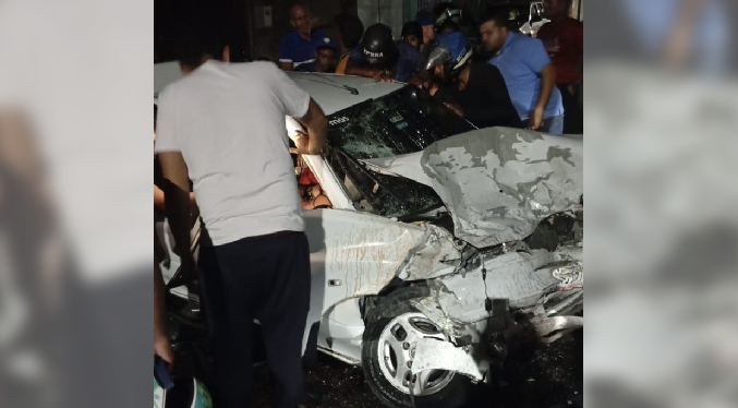 Un fallecido y tres heridos graves por accidente en Cabudare