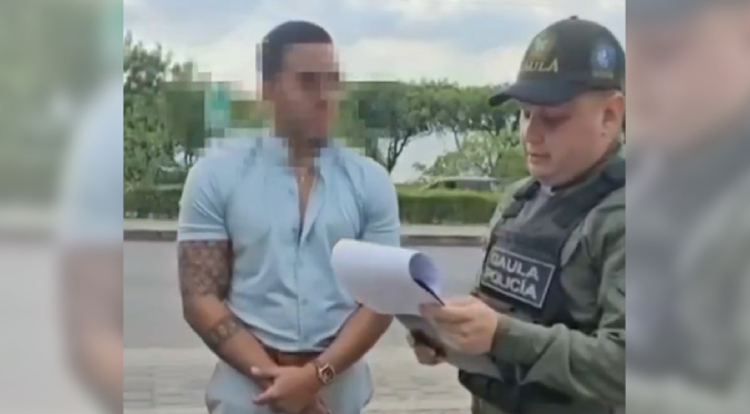 Policía de Colombia informa la detención de ’Flypper’, segundo cabecilla del Tren de Aragua