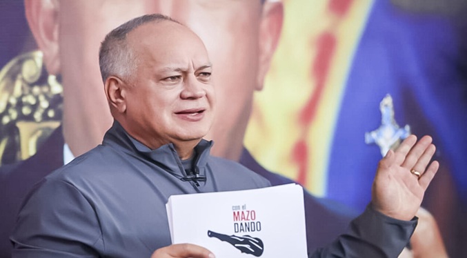 Diosdado Cabello cuestiona que la ONU «solo» se pronuncie sobre ataques de EEUU a lanchas