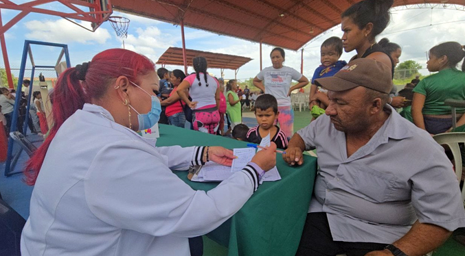 Más de 400 familias atendidas en jornada médico integral en la parroquia Las Parcelas, de Mara