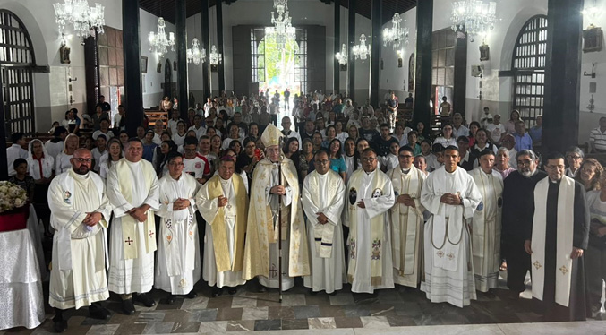 Monseñor Alberto Ortega, Nuncio Apostólico en Venezuela visita la Catedral de Trujillo