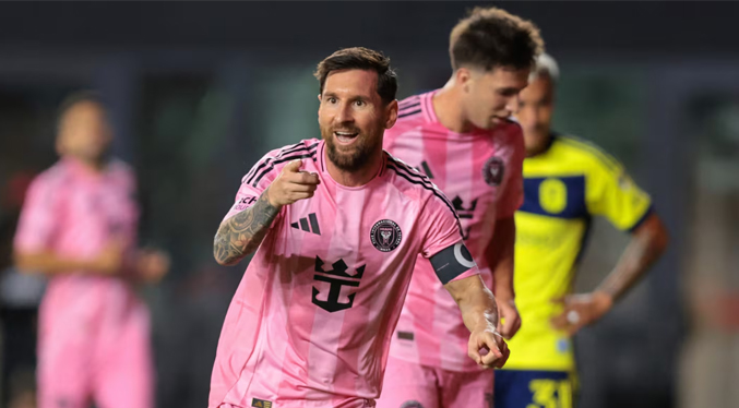 Inter Miami pasa de ronda tras golear al Nashville con doblete de Messi incluido