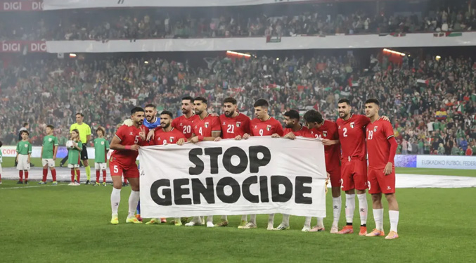 San Mamés culmina una jornada festiva en solidaridad con Palestina