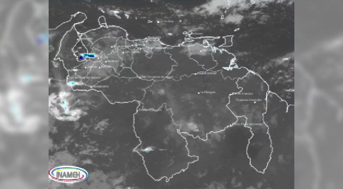 Condiciones atmosféricas confluyen para generar lluvias en el noroeste de Venezuela