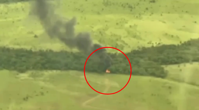 FANB neutraliza otra aeronave hostil vinculada al narcotráfico en el estado Apure