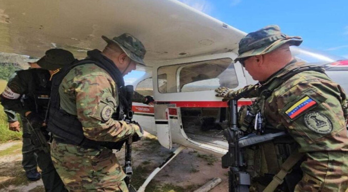 Destruyen en Bolívar una areonave dedicada al narcotráfico