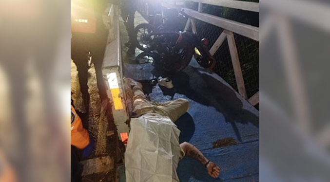 Motorizado muere al impactar contra un puente en Táchira