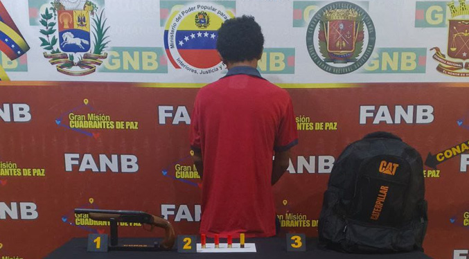 Arrestan a un hombre en Machiques por hurto agravado y porte ilícito de arma