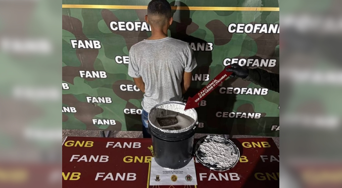 Lo atrapan con cinco kilos de marihuana en un cuñete de pasta profesional