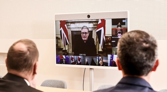 La Coalición de Voluntarios aborda plan de paz de EEUU en momento «decisivo» para Ucrania