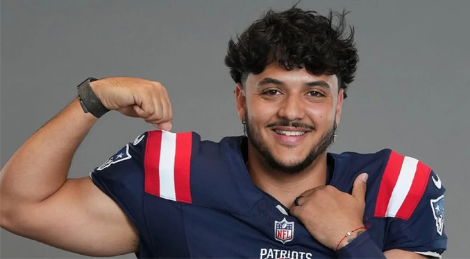 Andy Borregales, el venezolano que causa furor en la NFL