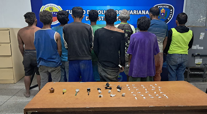 Capturan en Maracaibo a 23 Yukpas involucrados en delitos de drogas y hurto a bienes del Estado
