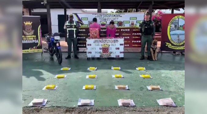 GNB incauta 59 panelas de marihuana y cocaína en La Guajira durante la última semana