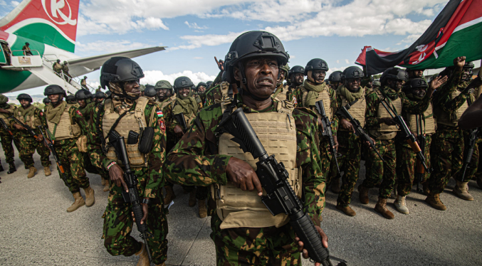 Haití recibe un nuevo contingente de 230 policías kenianos