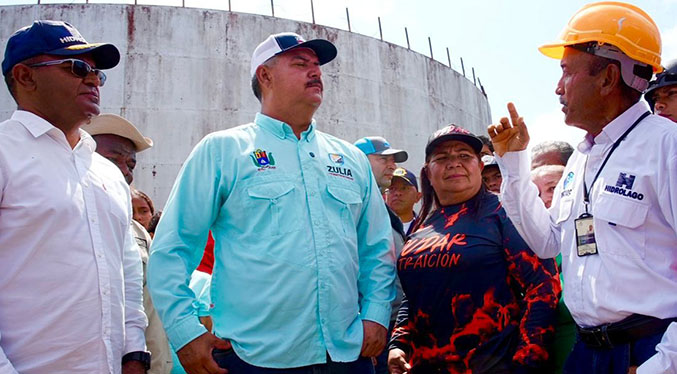 Gobernador Caldera beneficia a siete mil hogares con planta potabilizadora tras gira en Semprúm