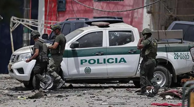 Un policía muere y otro resulta herido en un ataque armado en el suroeste de Colombia