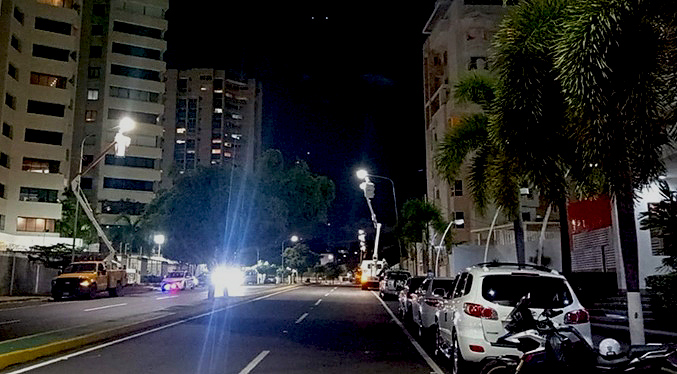 Más de 47 mil valmorenses beneficiados con luminarias instaladas por Corpoelec
