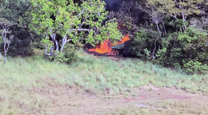 FANB destruye una aeronave sin permiso en pista clandestina de Apure