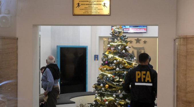 Justicia argentina allana la AFA y clubes de fútbol
