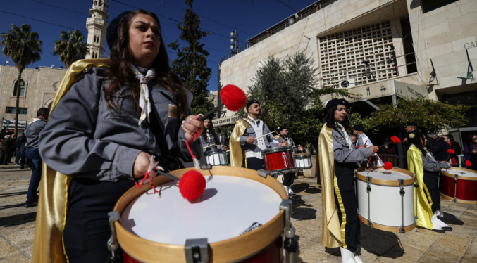Con la tregua Belén vuelve a celebrar la Navidad con alegría