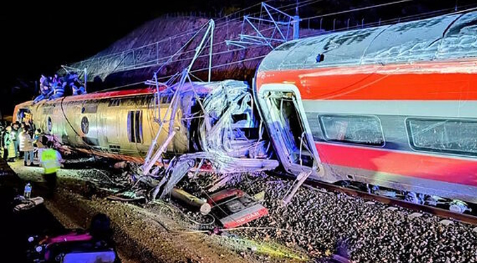 Contabilizan 39 muertos en el accidente ferroviario en España