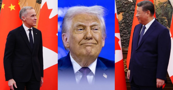 Trump amenaza a Canadá con «aranceles del 100%» en caso de un acuerdo comercial con China