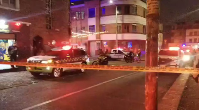 Un muerto y 13 heridos deja ataque con granada en Bogotá