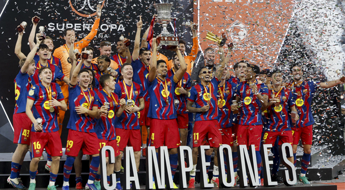 Barcelona logra vencer al Madrid para ampliar ventaja en el palmarés de la Supercopa de España