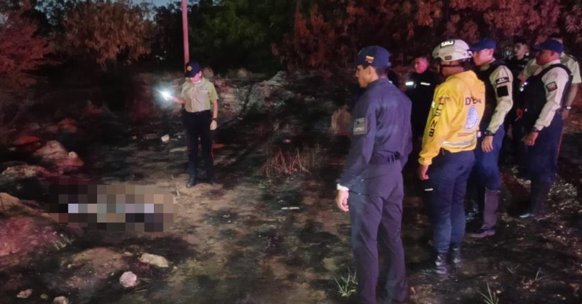Hallan cadáver de una persona quemada en El Manzanillo