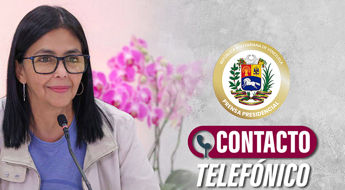 Delcy Rodríguez confirma llamada telefónica con Trump para abordar «agenda de trabajo»