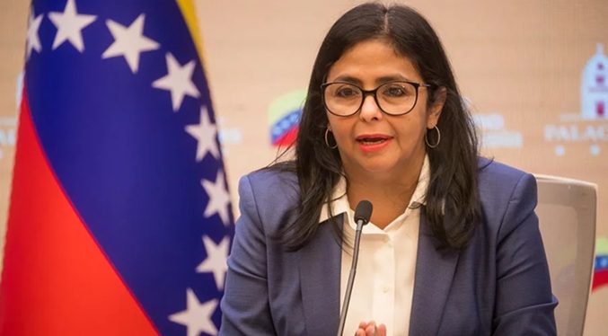 Delcy Rodríguez y alianza chavista se comprometen con «el rescate» de Maduro y su esposa